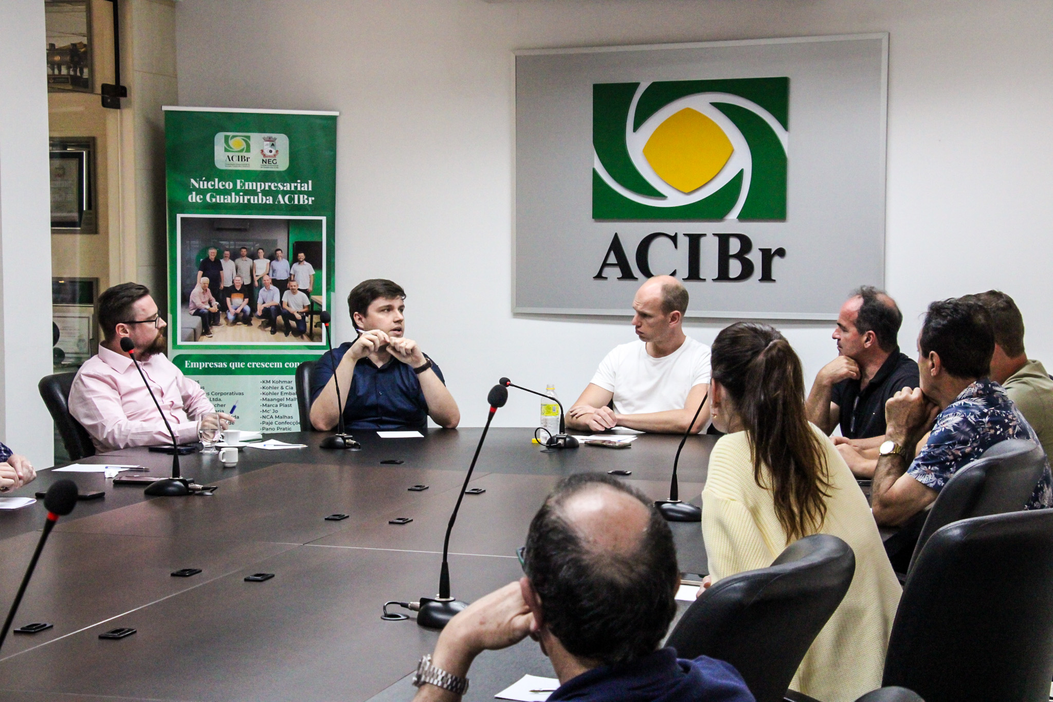 Núcleo de Empresários de Guabiruba da ACIBr debate novo acesso a município