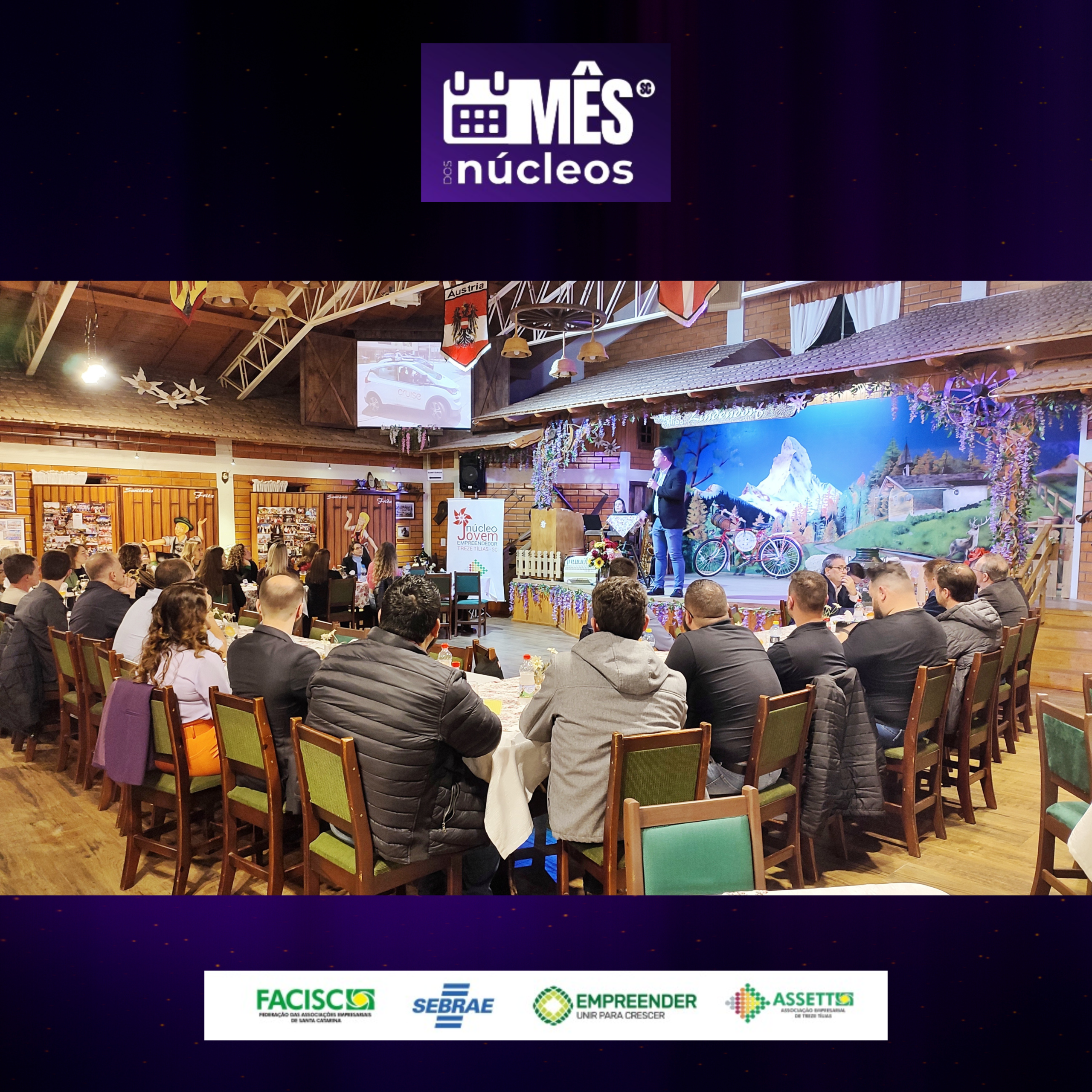 2ª Edição do Jantar às Cegas é realizado com sucesso em Treze Tílias