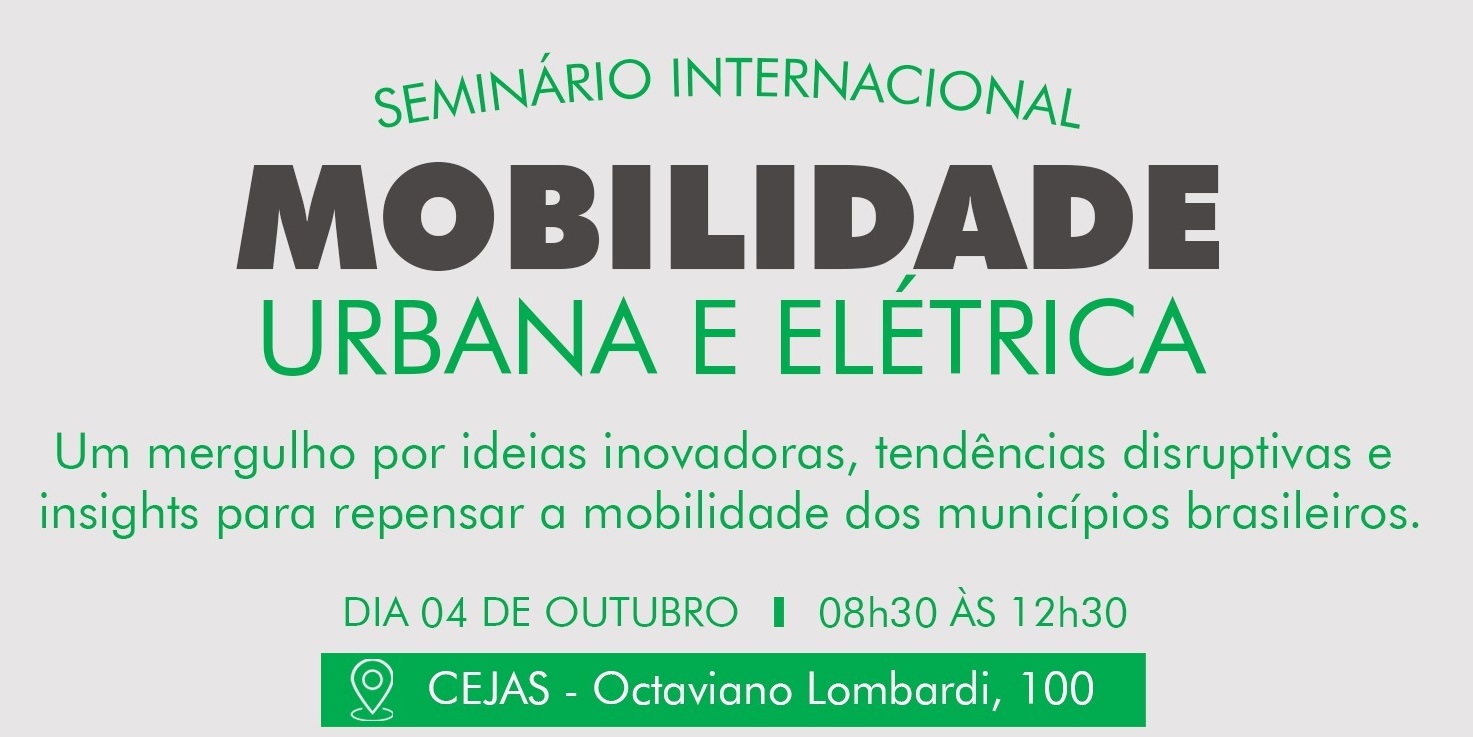 Jaraguá do Sul recebe seminário internacional sobre mobilidade urbana e elétrica
