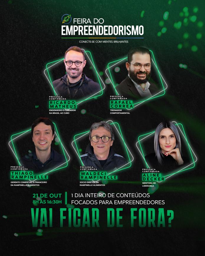 2ª Feira do Empreendedorismo incentiva conexão e networking em Braço do Norte