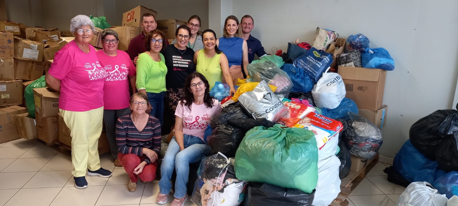 Campanha solidária arrecada mais de 2 mil peças de roupas em Ituporanga