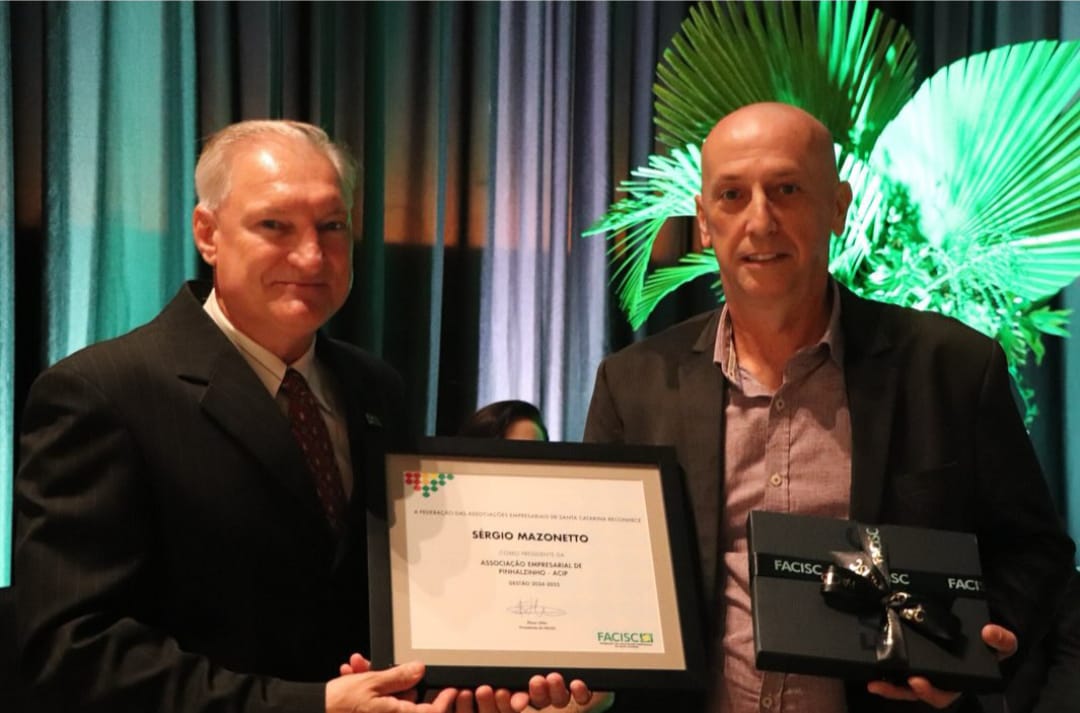 Vice-presidente Oeste da Facisc Prestigia Posse da Nova Diretoria da ACIP/CDL Pinhalzinho e destaques desafios regionais