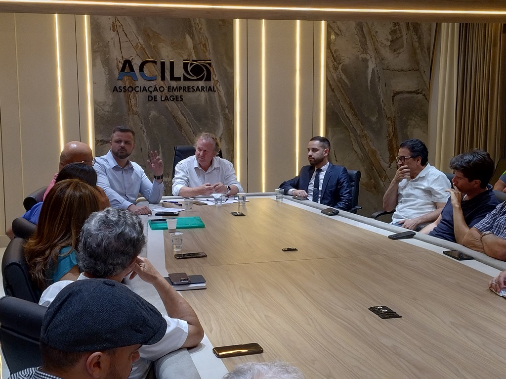 Aeroporto, BR 282 e ZPE estiveram na pauta da reunião da ACIL