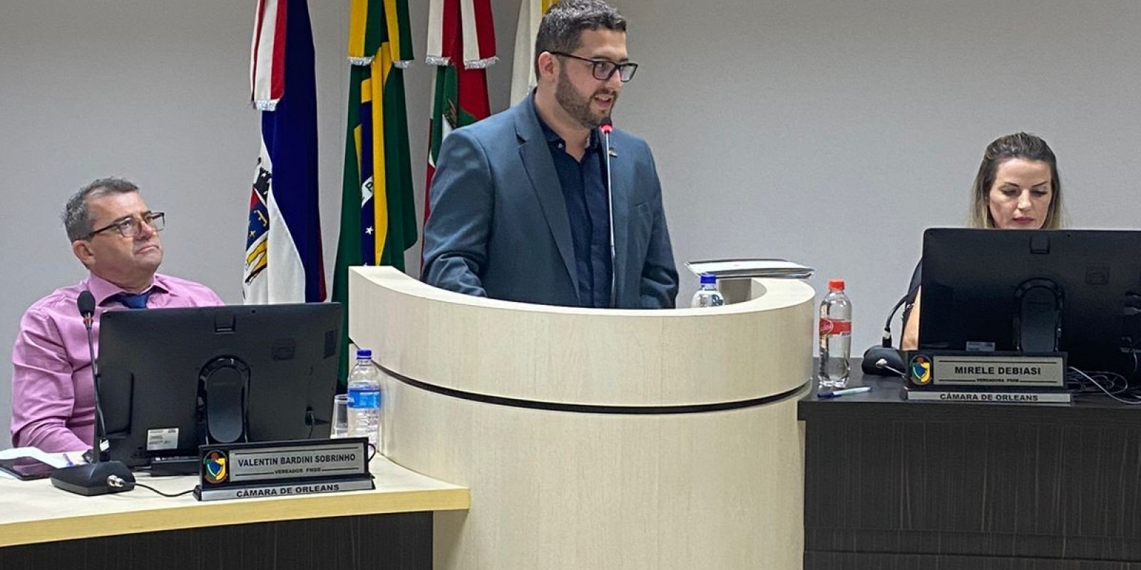 Na Câmara de Orleans, presidente da ACIO apresenta conquistas e pleitos Na Câmara de Orleans, presidente da ACIO apresenta conquistas e pleitos