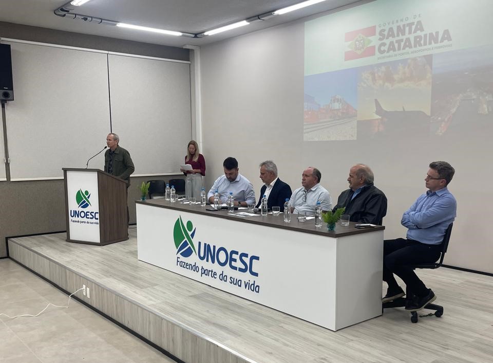 ACIOC participa de Audiência Pública sobre os projetos ferroviários de Santa Catarina