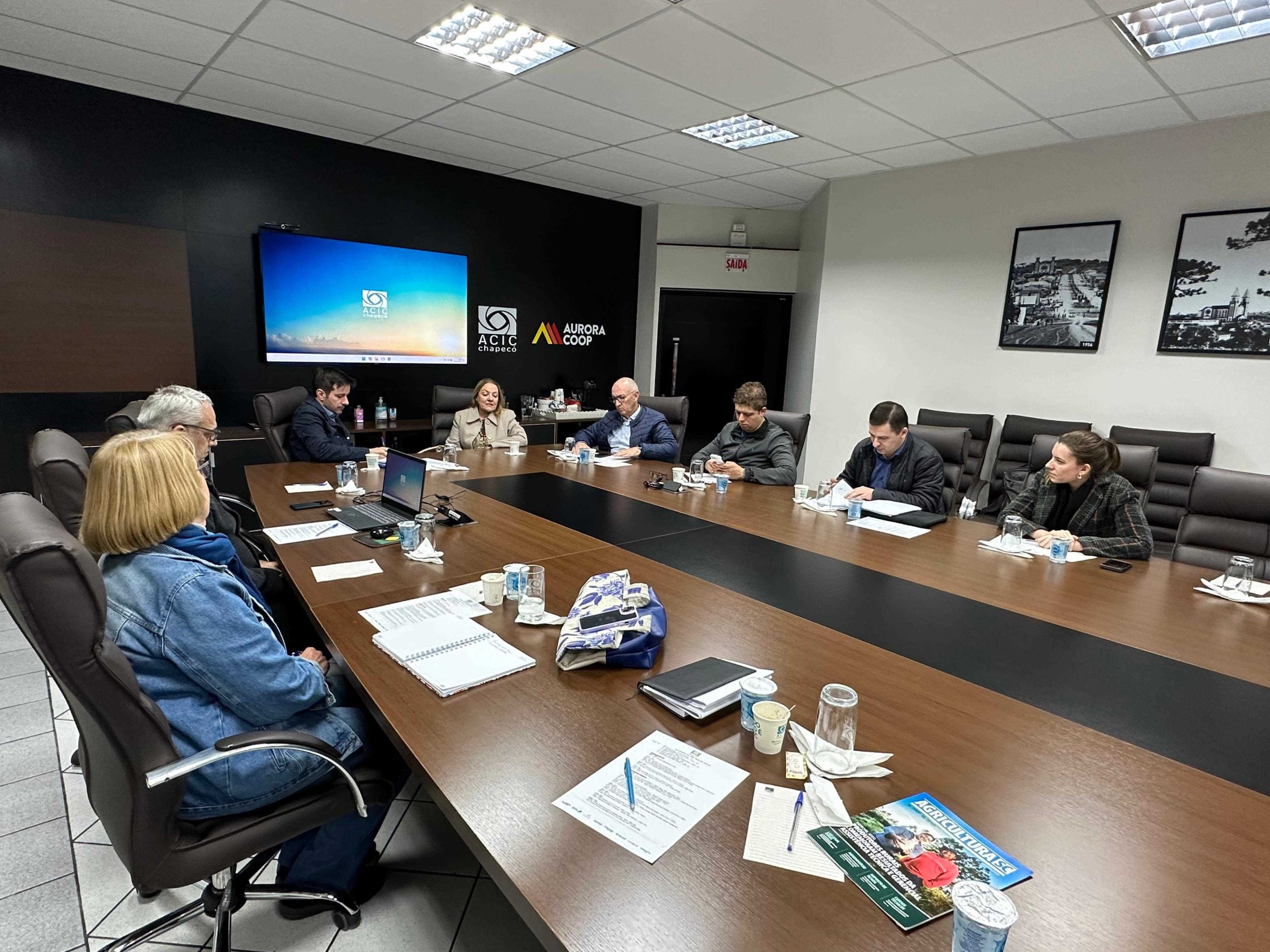 ACIC e SENAC discutem novos cursos profissionalizantes para o comércio de Chapecó