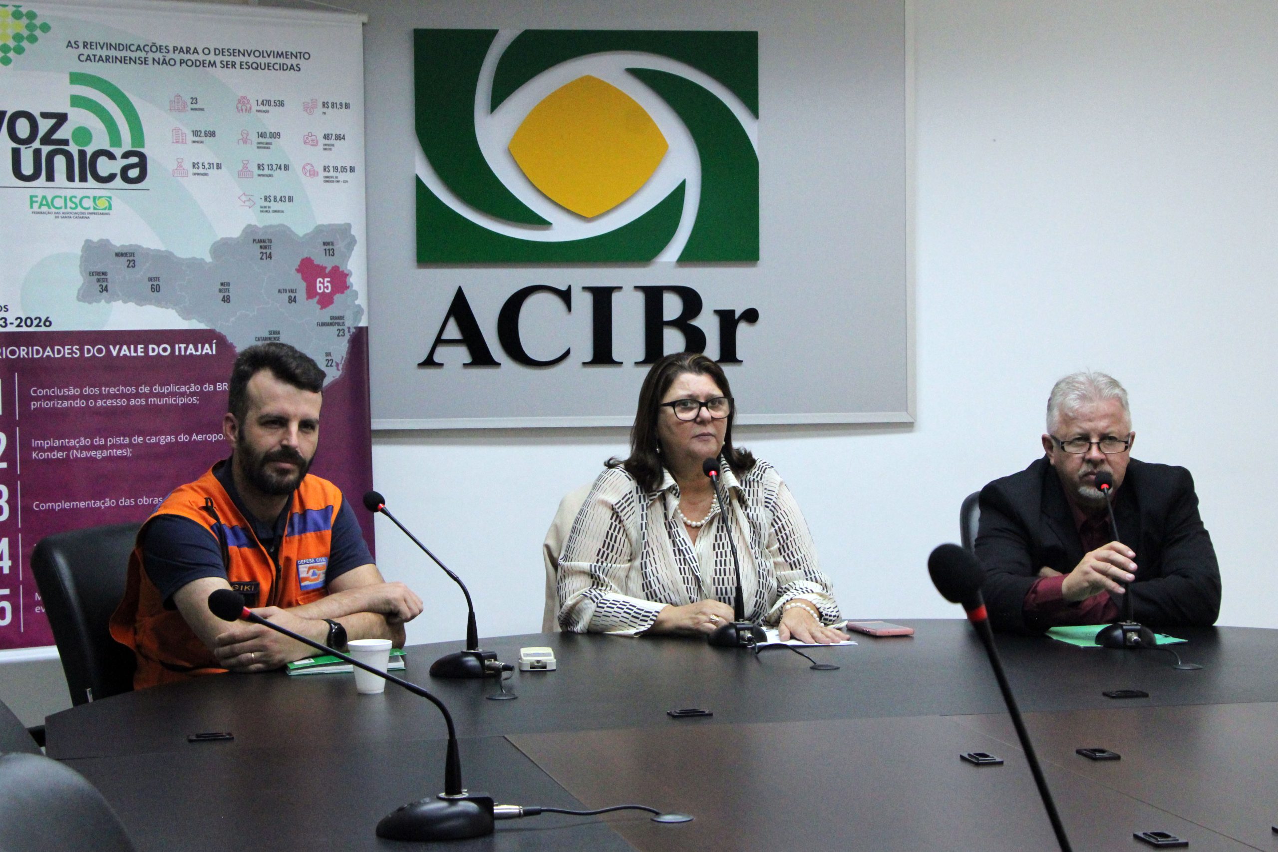 Reunião do Comitê das Águas da Facisc é presidida em Brusque Reunião do Comitê das Águas da Facisc é presidida em Brusque