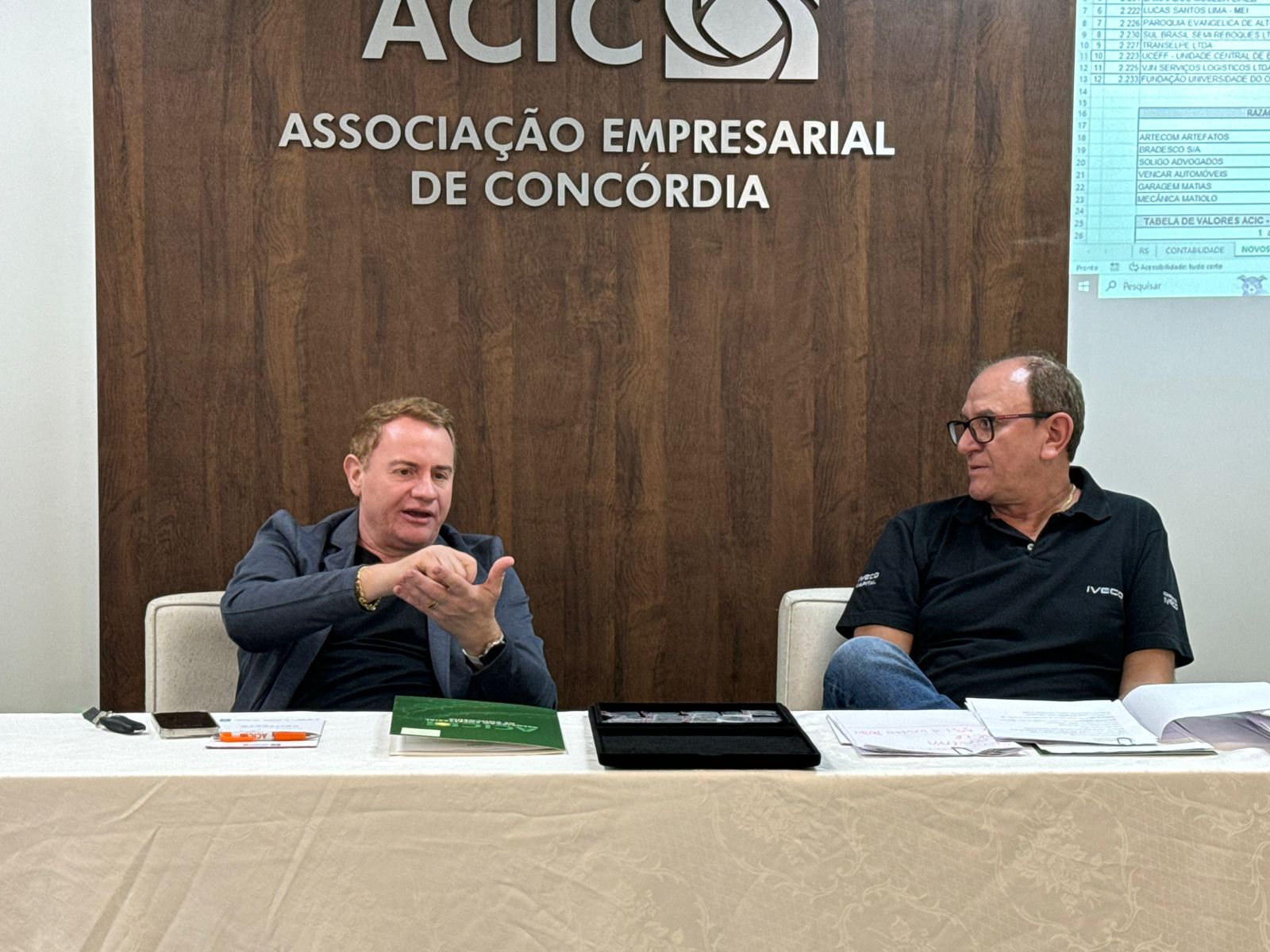 Nova diretoria da ACIC realiza a segunda reunião Nova diretoria da ACIC realiza a segunda reunião