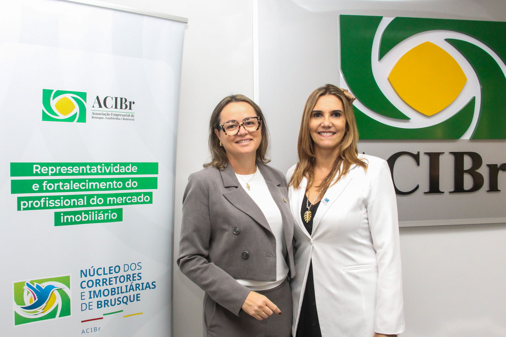 Inédito: Juçara Benvenutti e Sugui Molina são as  primeiras mulheres brusquenses a integrar gestão do CRECI/SC