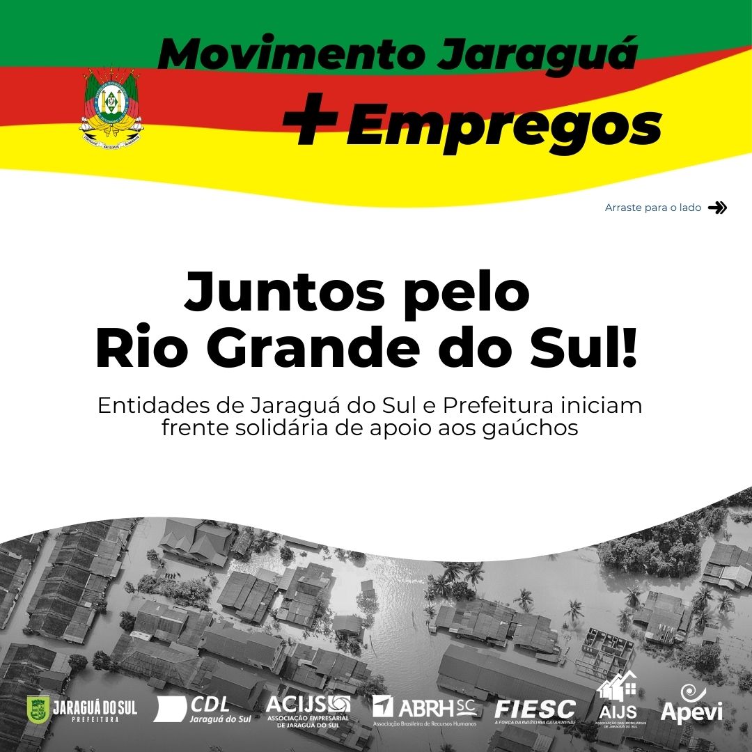 Jaraguá do Sul estrutura apoio a trabalhadores de cidades atingidas pelas enchentes no RS