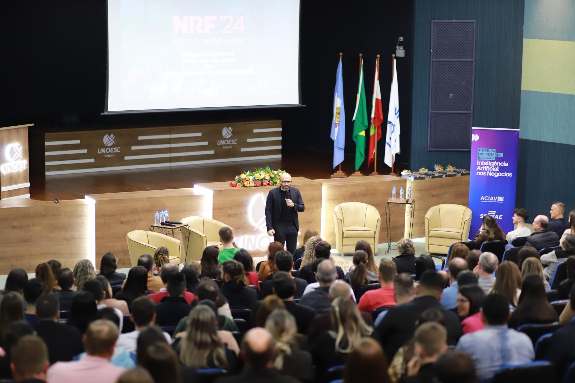 4º Fórum da ACIAV aborda o impacto da Inteligência Artificial nos negócios 4º Fórum da ACIAV aborda o impacto da Inteligência Artificial nos negócios