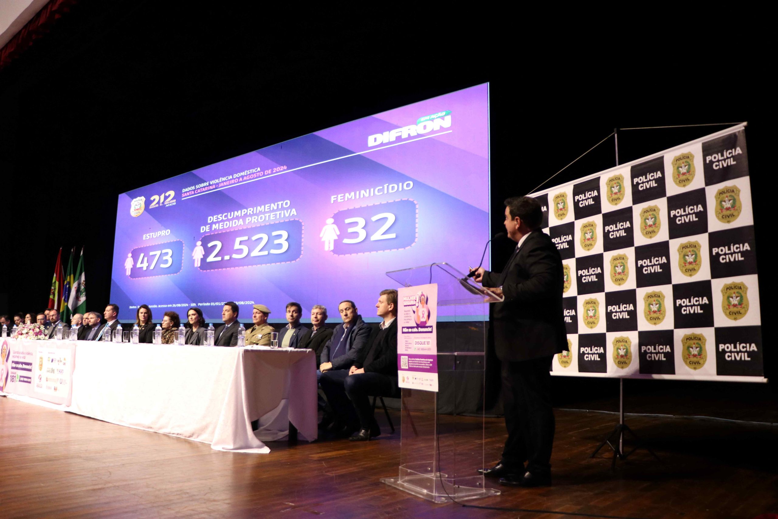 Programa Mulher Segura é lançado em Chapecó na presença de mais de 650 pessoas