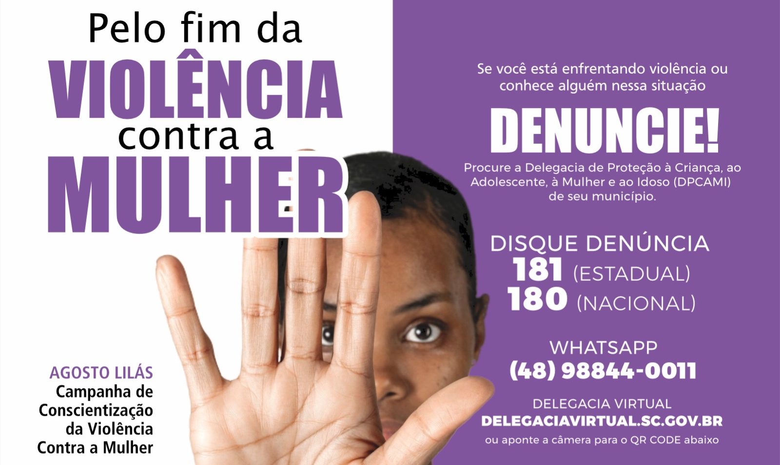 PELO FIM DA VIOLÊNCIA CONTRA A MULHER