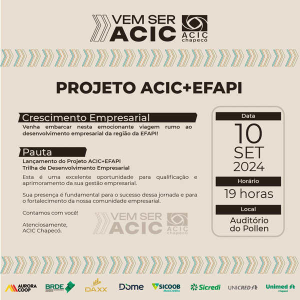 CONVITE – Crescimento Empresarial na Região Efapi