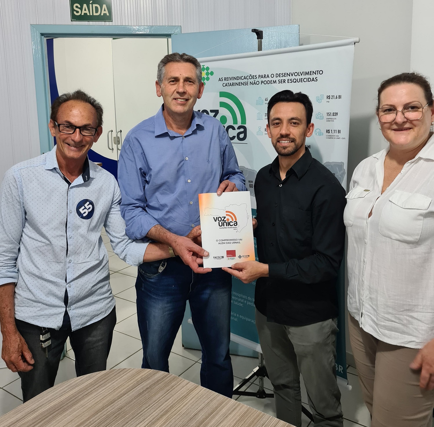 Entrega Cartilha Voz Unica MONTE CARLO