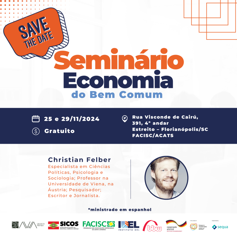 Post Save the Date Seminário Economia do Bem Comum 2024 (Post para Instagram) (1)
