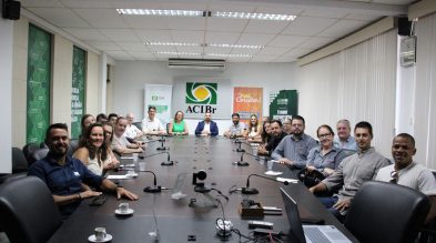 Núcleos de Corretores e Imobiliárias da ACIBr recebe o vice-presidente do CRECI/SC