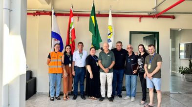 ACIBr visita obras da Escola João Boos, em Guabiruba