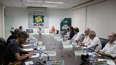 ACIBr recebe visita do secretário de Defesa Civil do Estado e acompanha avanços da barragem de Botuverá
