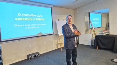 “O Trabalho que Construiu o Futuro”, palestra de Colombo para o Núcleo de Comunicação