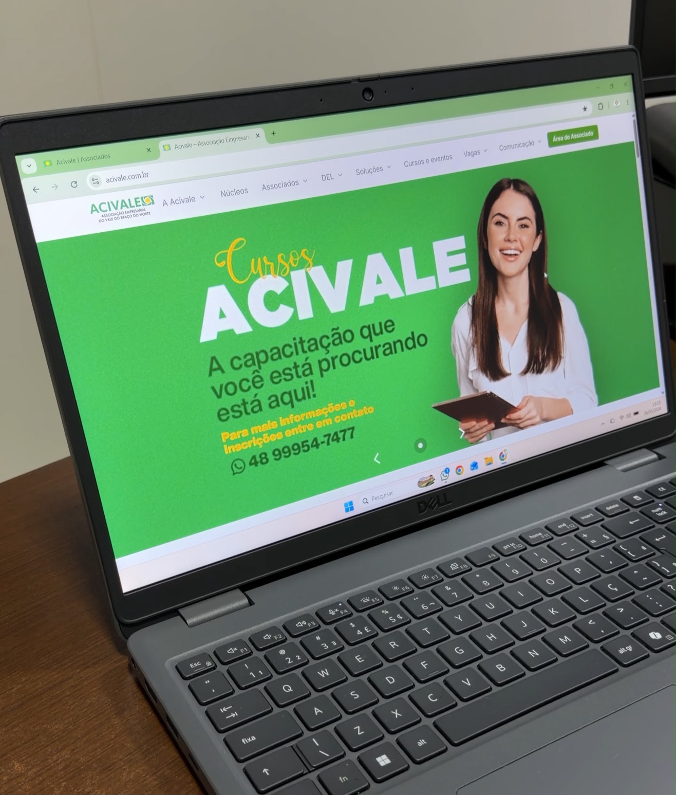 Acivale lança novo site com área para vagas de emprego Acivale lança novo site com área para vagas de emprego