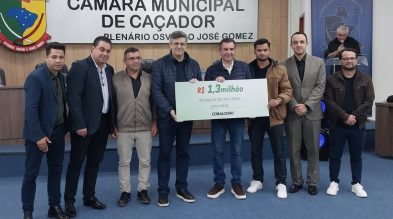 Deputado Valdir Cobalchini entrega mais de R$ 14 milhões em recursos para Caçador Deputado Valdir Cobalchini entrega mais de R$ 14 milhões em recursos para Caçador