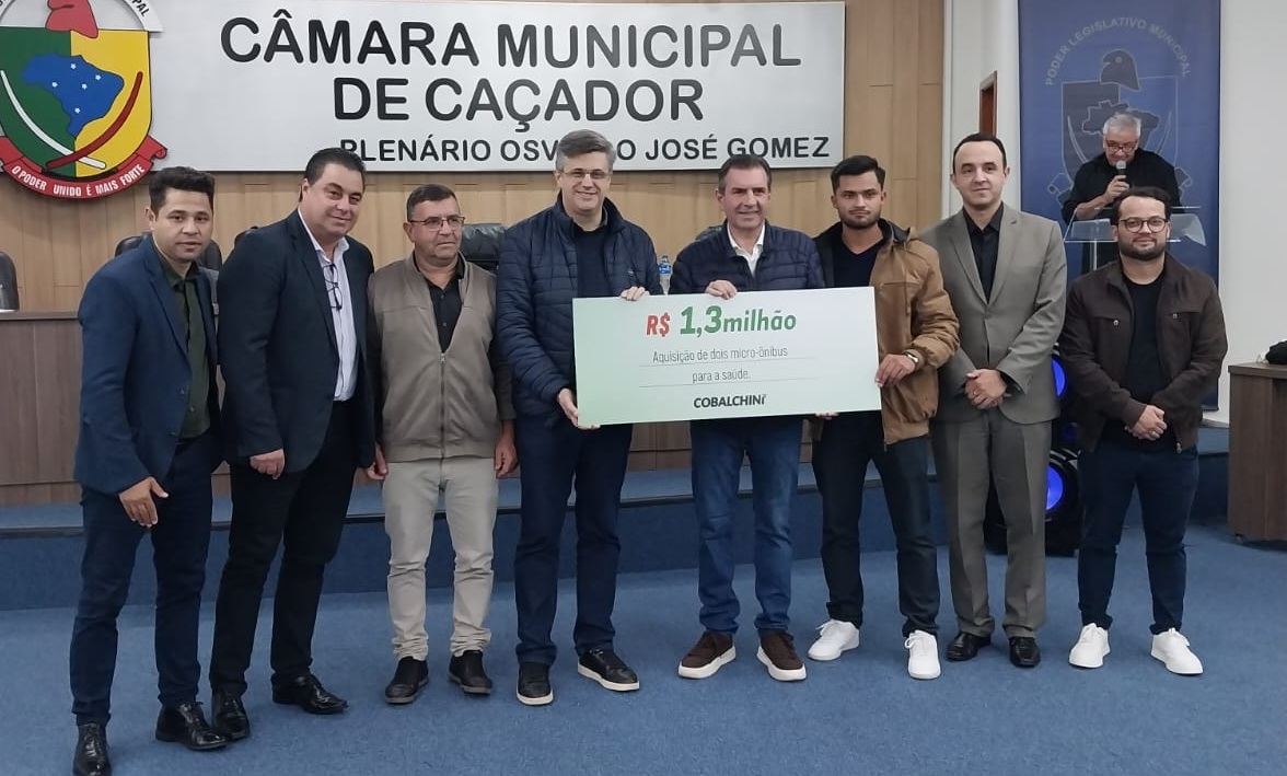 Deputado Valdir Cobalchini entrega mais de R$ 14 milhões em recursos para Caçador Deputado Valdir Cobalchini entrega mais de R$ 14 milhões em recursos para Caçador