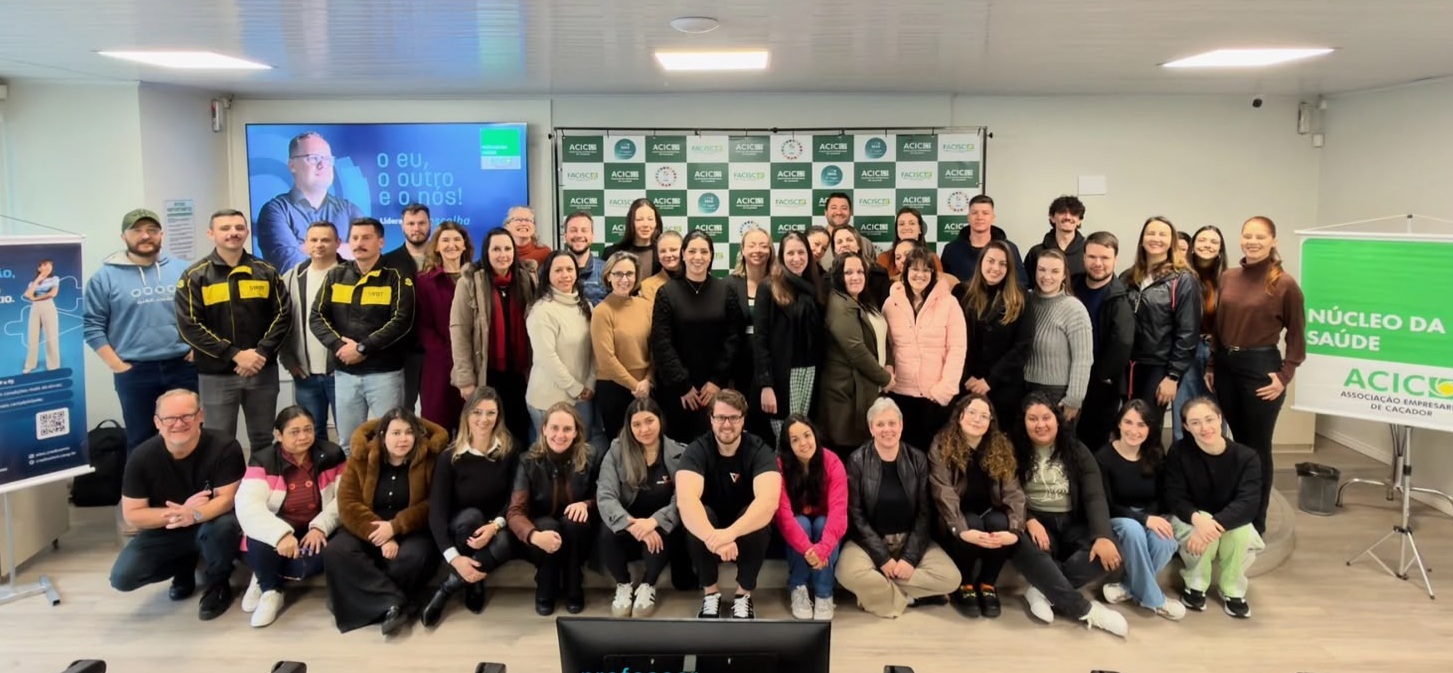 Treinamento sobre Liderança e Comportamento do Líder reúne profissionais e fortalece desenvolvimento de lideranças em Caçador Treinamento sobre Liderança e Comportamento do Líder reúne profissionais e fortalece desenvolvimento de lideranças em Caçador
