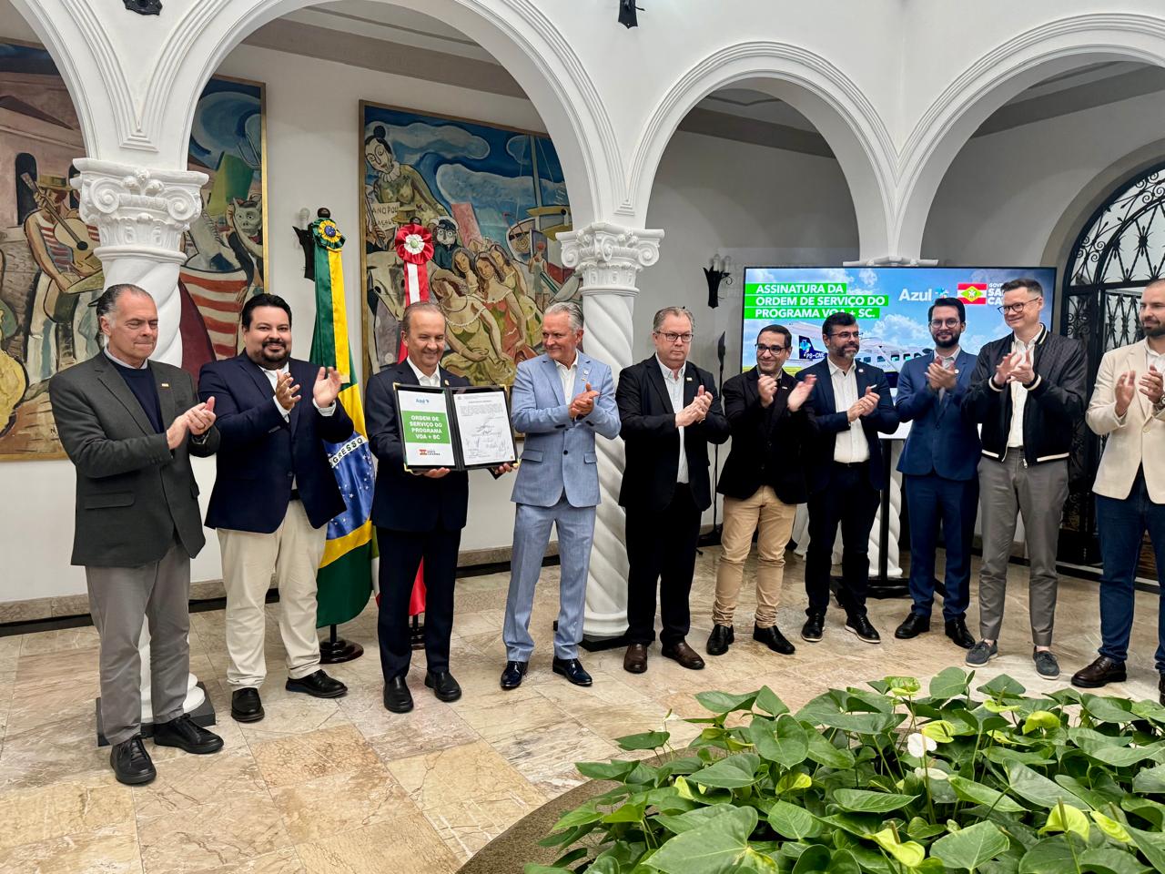 FACISC participa da assinatura da Ordem de Serviço do Programa VOA + SC FACISC participa da assinatura da Ordem de Serviço do Programa VOA + SC
