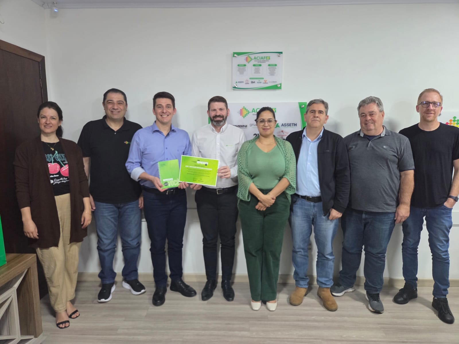 ACIAF recebe novo consultor da FACISC ACIAF recebe novo consultor da FACISC