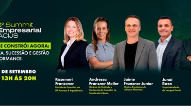 Summit Empresarial debate governança, sucessão e alta performance com cases de sucesso de Jaraguá do Sul Summit Empresarial debate governança, sucessão e alta performance com cases de sucesso de Jaraguá do Sul