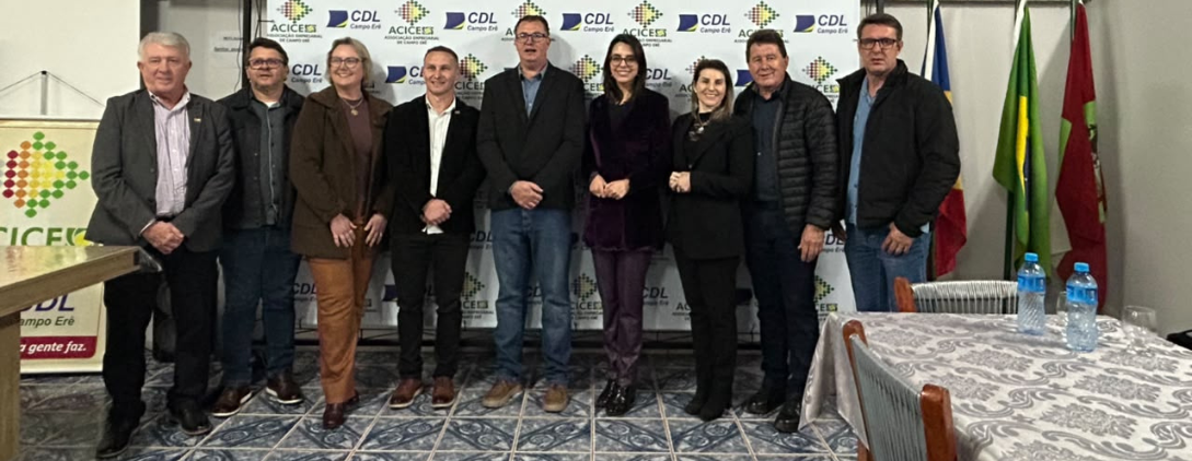 Sidney Di Domênico é eleito vice-presidente regional da FACISC e assume compromisso com o desenvolvimento do Noroeste