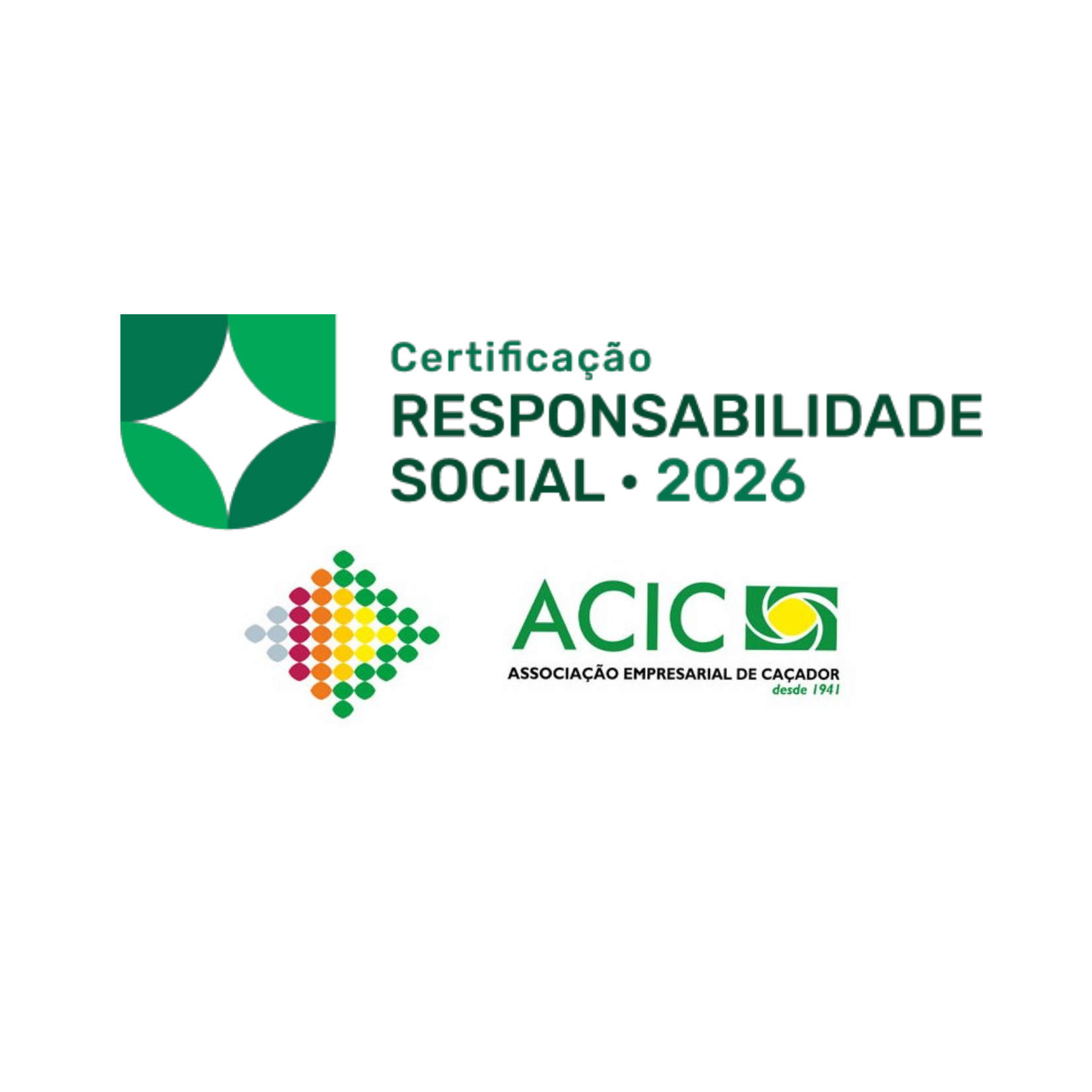 ACIC conquista pelo segundo ano consecutivo a Certificação de Responsabilidade Social da ALESC ACIC conquista pelo segundo ano consecutivo a Certificação de Responsabilidade Social da ALESC