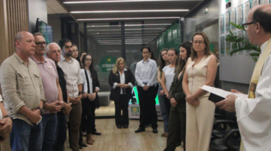 Bênção marca entrega da primeira etapa da reforma da sede da ACIBr Bênção marca entrega da primeira etapa da reforma da sede da ACIBr