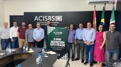 Presidente da FACISC visita Acisbs