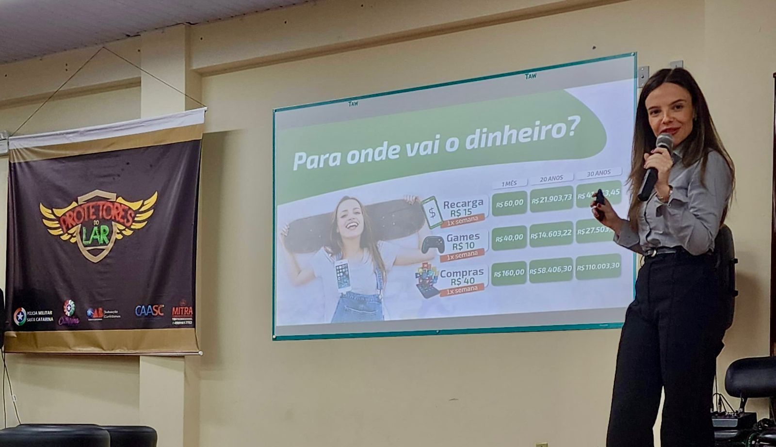 Jovens de Curitibanos recebem capacitação do Programa Protetores do Lar, com apoio do Protótipo Alpha