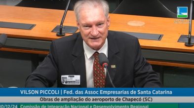 Em audiência pública em Brasília, FACISC pede melhorias ao aeroporto de Chapecó