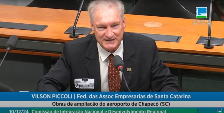 Em audiência pública em Brasília, FACISC pede melhorias ao aeroporto de Chapecó