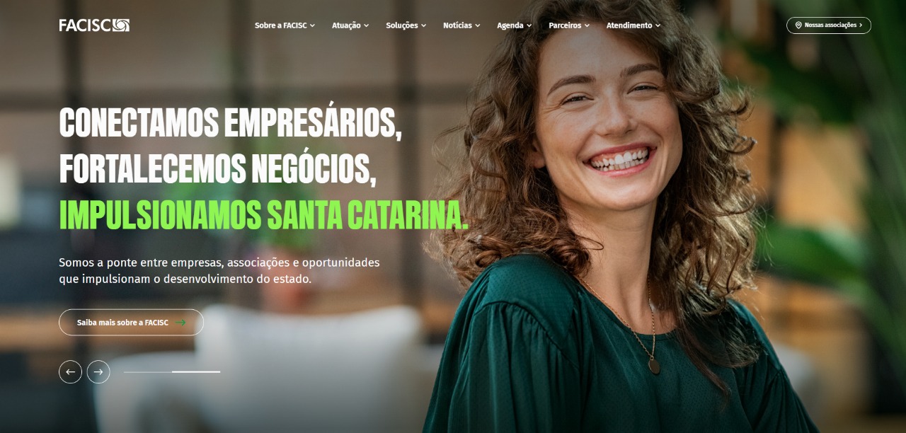 FACISC lança novo site, mais moderno e intuitivo