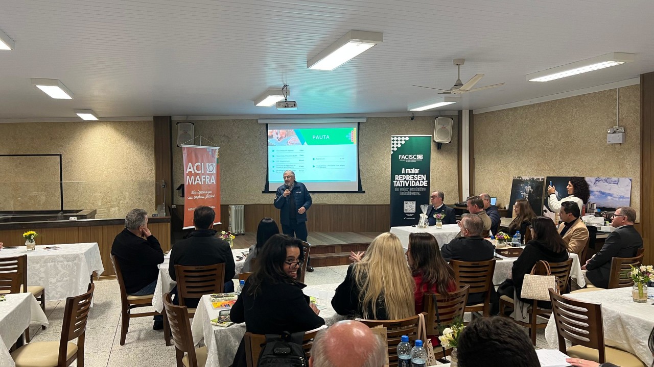 Plenária Regional da FACISC no Planalto Norte apresentou dados do agronegócio