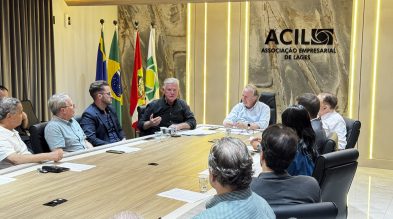 Diretoria da ACIL recebe deputado Berlanda na primeira reunião de 2026
